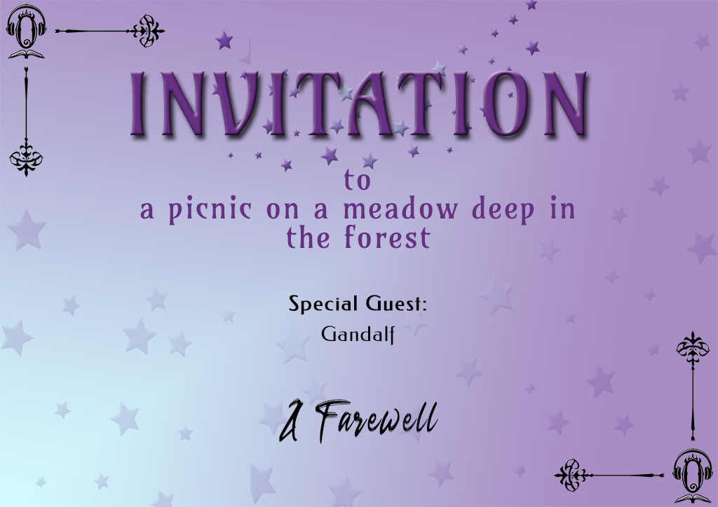 Invitation - T K P Sternberg