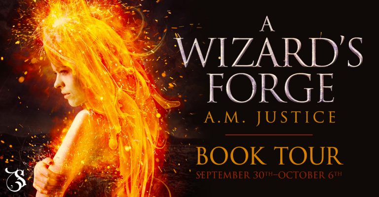 A Wizard's Forge by A. M. Justice tour banner