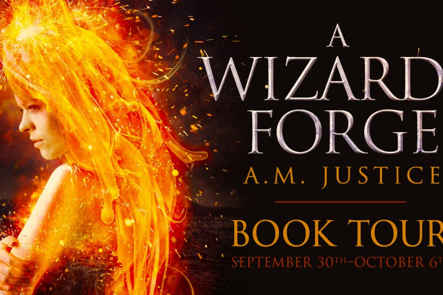 A Wizard's Forge by A. M. Justice tour banner