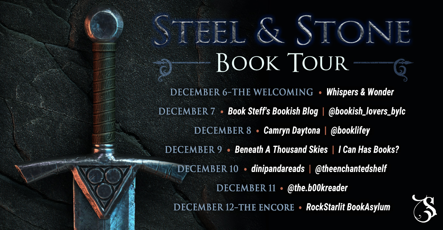 Steel & Stone by Kate Haley hosts banner