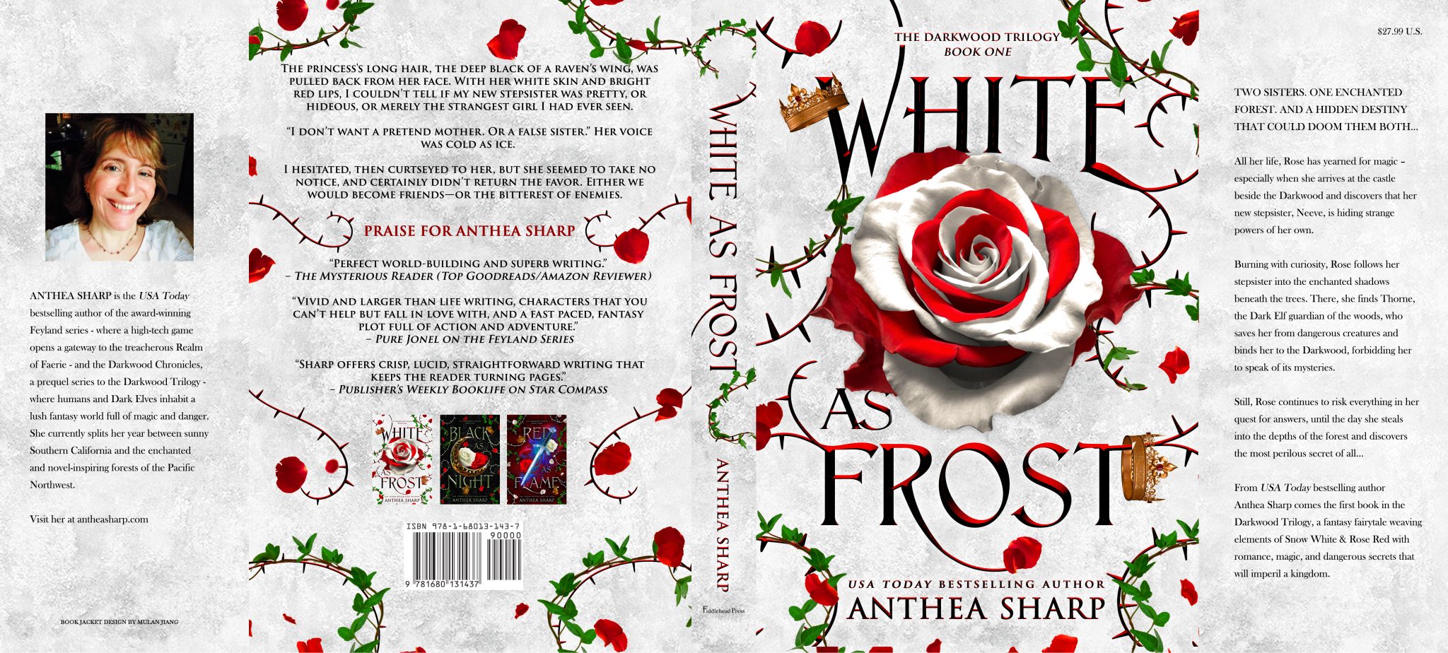 White as Frost by Anthea Sharp wrap around
