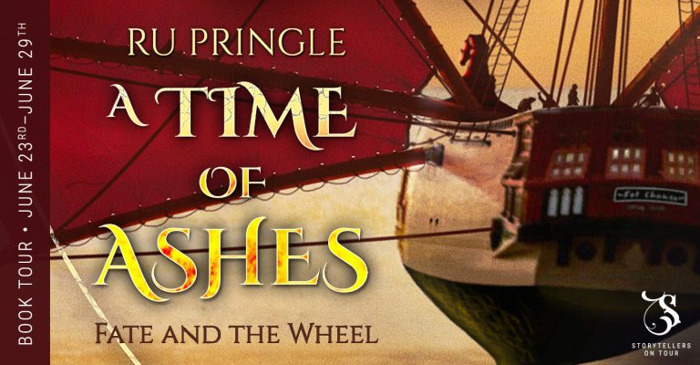 A Time of Ashes by Ru Pringle tour banner
