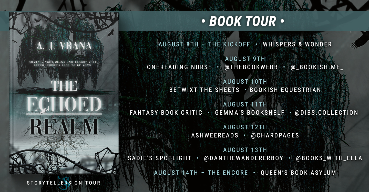 The Echoed Realm by A. J. Vrana tour hosts