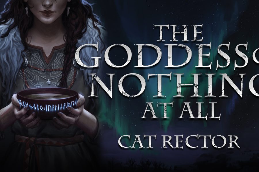 The Goddess of Nothing At All by Cat Rector tour banner